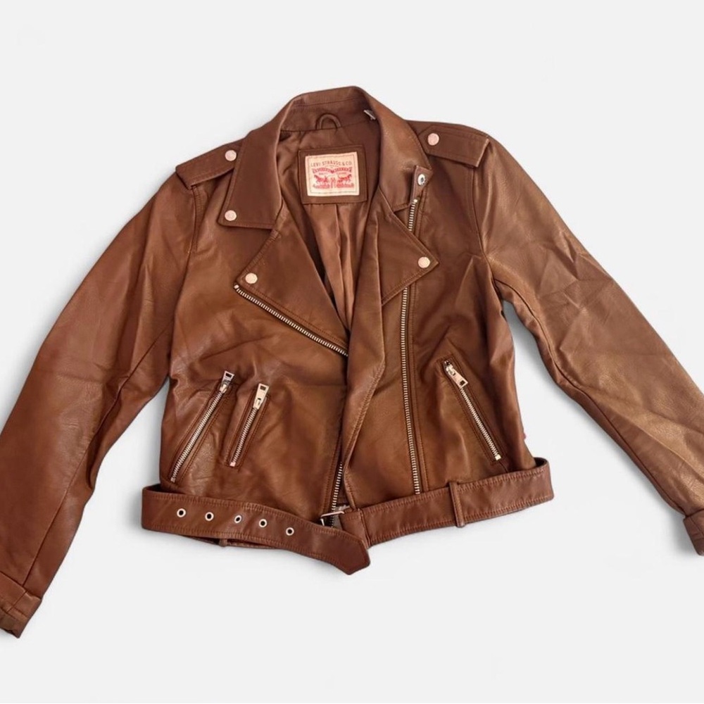 Levi’s Strauss & Co. Women’s Brown Leather Jacket